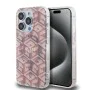 Калъф за iPhone 15 Pro - Guess IML GCube MagSafe (GUHMP15LHGCUSTGP) - Розов