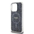 Калъф за iPhone 15 Pro - Guess IML GCube MagSafe (GUHMP15LHGCUSTGK) - Черен
