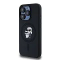Калъф за iPhone 15 Pro - Karl Lagerfeld Silicone MagSafe (KLHMP15LSCMKKCRHK) - Karl&Choupette