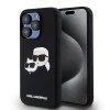 Калъф за iPhone 15 Pro - Karl Lagerfeld Silicone MagSafe (KLHMP15LSKKCHPPLK) - Karl&Choupette Head