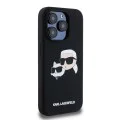 Калъф за iPhone 15 Pro - Karl Lagerfeld Silicone MagSafe (KLHMP15LSKKCHPPLK) - Karl&Choupette Head