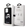 Калъф за iPhone 15 Pro - Karl Lagerfeld Silicone MagSafe (KLHMP15LSKKCHPPLK) - Karl&Choupette Head