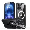 Калъф за iPhone 16 Plus + калъф - ESR Classic Hybrid HaloLock HaloLock Kickstand - Clear Black