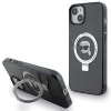Калъф за iPhone 15 - Karl Lagerfeld Hardcase Ring Stand MagSafe (KLHMP15SHMRSKKHK) - Karl Head