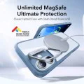 Калъф за iPhone 16 - ESR Classic Hybrid Hybrid HaloLock Kickstand - Clear Blue