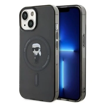 Калъф за iPhone 15 - Karl Lagerfeld IML MagSafe (KLHMP15SHFCKKNOK) - Ikonik