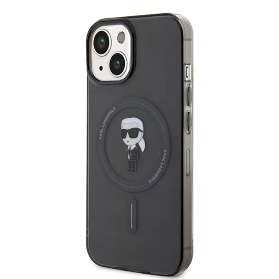 Калъф за iPhone 15 - Karl Lagerfeld IML MagSafe (KLHMP15SHFCKKNOK) - Ikonik