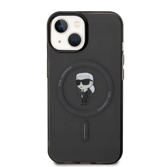 Калъф за iPhone 15 - Karl Lagerfeld IML MagSafe (KLHMP15SHFCKKNOK) - Ikonik
