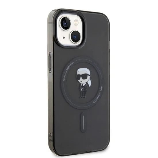Калъф за iPhone 15 - Karl Lagerfeld IML MagSafe (KLHMP15SHFCKKNOK) - Ikonik