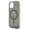 Калъф за iPhone 15 - Karl Lagerfeld IML MagSafe (KLHMP15SHFCKKNOK) - Ikonik