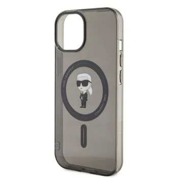Калъф за iPhone 15 - Karl Lagerfeld IML MagSafe (KLHMP15SHFCKKNOK) - Ikonik