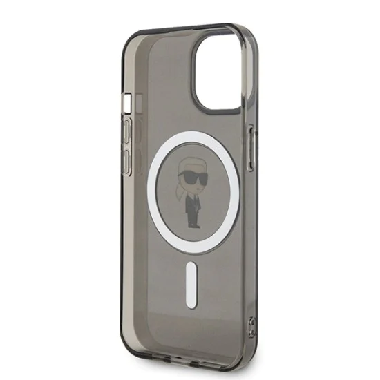 Калъф за iPhone 15 - Karl Lagerfeld IML MagSafe (KLHMP15SHFCKKNOK) - Ikonik