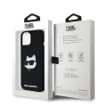 Калъф за iPhone 15 Plus - Karl Lagerfeld Silicone MagSafe (KLHMP15MSCHPPLK) - Choupette Head