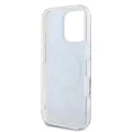 Калъф за iPhone 16 Pro - Guess IML 4G MagSafe (GUHMP16LH4STB) - син