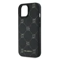 Калъф за IPhone 15 Plus - Karl Lagerfeld Leather MagSafe (KLHMP15MPGKHPHK) - Karl Head