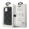 Калъф за IPhone 15 Plus - Karl Lagerfeld Leather MagSafe (KLHMP15MPGKHPHK) - Karl Head
