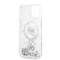 Калъф за iPhone 15 Plus - Karl Lagerfeld Liquid Glitter MagSafe (KLHMP15MLGCHSGH) - Transparent Choupette Head