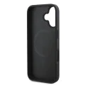 Калъф за iPhone 16 - Guess Peony Script MagSafe (GUHMP16SPGPYSK) - Черен