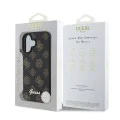 Калъф за iPhone 16 - Guess Peony Script MagSafe (GUHMP16SPGPYSK) - Черен