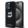 Калъф за iPhone 15 Pro - Karl Lagerfeld Silicone MagSafe (KLHMP15LSCHPPLK) - Choupette Head