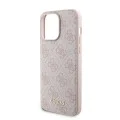 Калъф за iPhone 15 Pro Max - Guess Hardcase Powerbank MagSafe (GUBPM5P1515X4GEMGP) - Розов