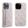 Калъф за iPhone 15 Pro Max - Guess Hardcase Powerbank MagSafe (GUBPM5P1515X4GEMGP) - Розов