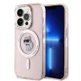 Калъф за iPhone 14 Pro Max - Karl Lagerfeld IML MagSafe (KLHMPMP14XHFHFCCNOP) - Pink Choupette