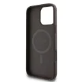Калъф за iPhone 16 Pro Max - Guess Hardcase 4G Printed Stripes MagSafe (GUHMP16XP4RPSW) - Кафяв