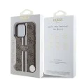 Калъф за iPhone 16 Pro Max - Guess Hardcase 4G Printed Stripes MagSafe (GUHMP16XP4RPSW) - Кафяв