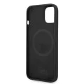 Калъф за iPhone 14 Plus - Karl Lagerfeld Silicone MagSafe (KLHMP14MSNIKKBCK) - Ikonik