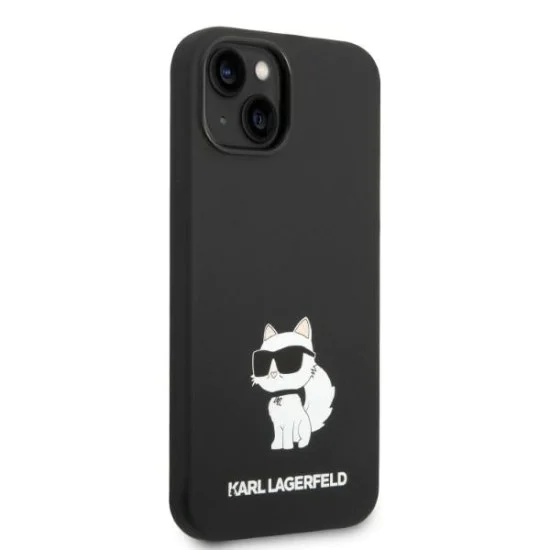 Калъф за iPhone 14 Plus - Karl Lagerfeld Silicone MagSafe (KLHMP14MSNCHBCK) - Choupette