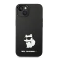 Калъф за iPhone 14 Plus - Karl Lagerfeld Silicone MagSafe (KLHMP14MSNCHBCK) - Choupette