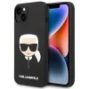 Калъф за iPhone 14 Plus - Karl Lagerfeld Silicone MagSafe (KLHMP14MSLKKHHBK) - Karl`s Head