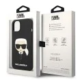 Калъф за iPhone 14 Plus - Karl Lagerfeld Silicone MagSafe (KLHMP14MSLKKHHBK) - Karl`s Head