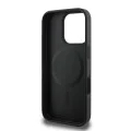 Калъф за iPhone 16 Pro Max - Guess Hardcase 4G Printed Stripes MagSafe (GUHMP16XP4RPSK) - Черен