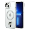 Калъф за IPhone 14 Plus - Karl Lagerfeld Hardcase MagSafe (KLHMP14MHNKCIT) - Clear Iconic Karl&Choupette