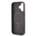 Калъф за iPhone 16 Plus - Guess Hardcase 4G Printed Stripes MagSafe (GUHMP16MP4RPSW) - кафяв