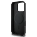 Калъф за iPhone 16 Pro - Guess Saffiano Peony Classic Classic Logo MagSafe (GUHMP16LPSAPSMEK) - Черен