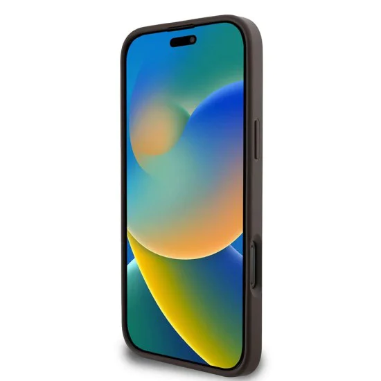 Калъф за iPhone 16 Pro - Guess Hardcase 4G Big Logo (GUHCP16L4GMGBR) - Кафяв