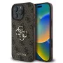 Калъф за iPhone 16 Pro - Guess Hardcase 4G Big Logo (GUHCP16L4GMGBR) - Кафяв