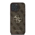 Калъф за iPhone 16 Pro - Guess Hardcase 4G Big Logo (GUHCP16L4GMGBR) - Кафяв