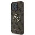Калъф за iPhone 16 Pro - Guess Hardcase 4G Big Logo (GUHCP16L4GMGBR) - Кафяв
