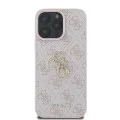Калъф за iPhone 16 Pro - Guess Hardcase 4G Big Logo (GUHCP16L4GMGPI) - Розов