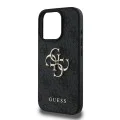 Калъф за iPhone 16 Pro - Guess Hardcase 4G Big Logo (GUHCP16L4GMGGR) - Черен