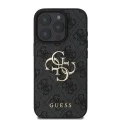 Калъф за iPhone 16 Pro - Guess Hardcase 4G Big Logo (GUHCP16L4GMGGR) - Черен