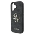 Калъф за iPhone 16 - Guess Hardcase 4G Big Logo (GUHCP16S4GMGGR) - Черен