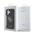 Калъф за iPhone 16 - Guess Hardcase 4G Big Logo (GUHCP16S4GMGGR) - Черен