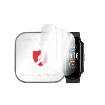 Протектор - самолекуващ [4 броя] за Xiaomi Mi Band 5 / 6 / 6 NFC / Amazfit Band 5 - Smart Protection Classic - Прозрачен