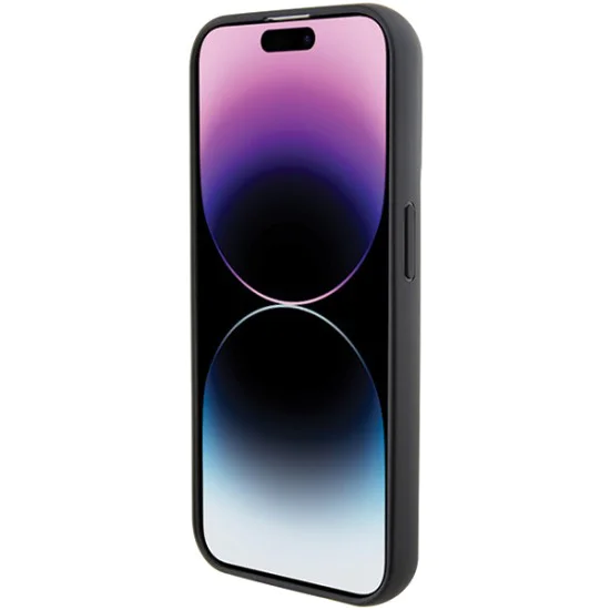 Калъф за iPhone 14 Pro - Karl Lagerfeld Saffiano Gripstand (KLHCP14LGSACHPK) - Choupette