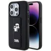 Калъф за iPhone 14 Pro - Karl Lagerfeld Saffiano Gripstand (KLHCP14LGSAKCPK) - Karl&Choupette